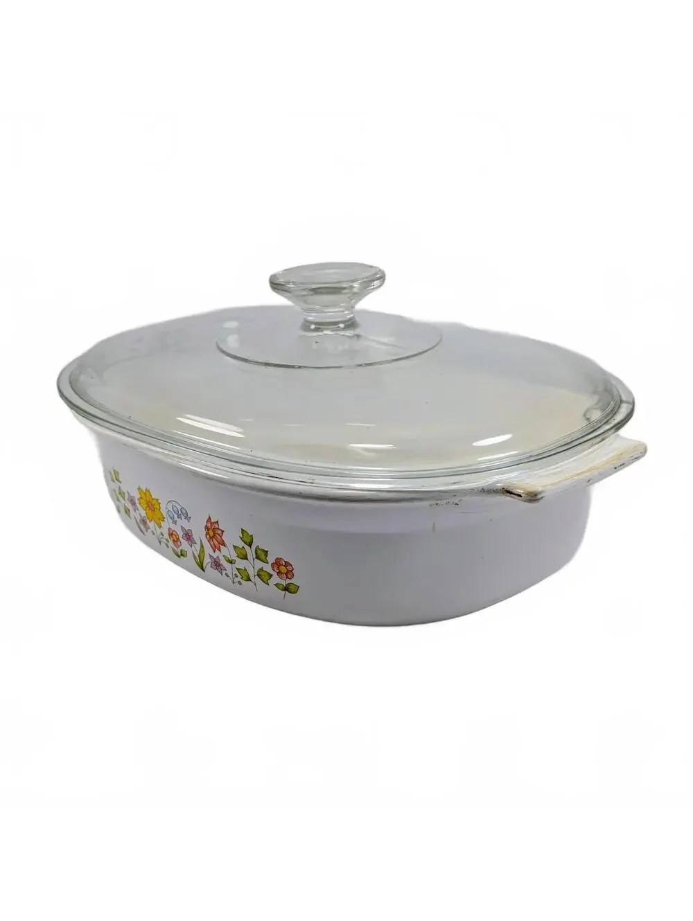 Vtg Corning Ware Wildflower/Spring Meadow DC 1.5-B w/ Lid